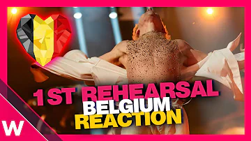 🇧🇪 Belgium First Rehearsal (REACTION) Mustii "Before The Party's Over" @ Eurovision 2024