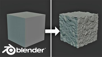 Convert PBR Texture To 3D Using Displace Modifier In Blender Beginner Tutorial #blender #3dtutorial