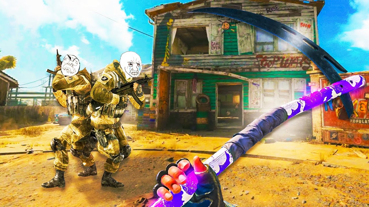 Acting like a CHEATER then POPPING OFF with a MELEE Weapon.. (i got reported)