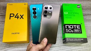 Realme P4x 5g vs Infinix Note 50s 5g - Best Konsa ? | Best Camera 📸 | Speed Test 🔥| Gaming Processor