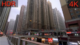 What does an apartment complex for a population of 500,000 in China