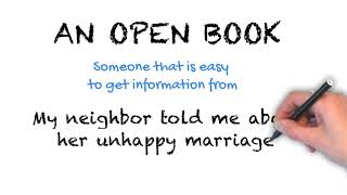 An Open Book Ask Linda Idioms