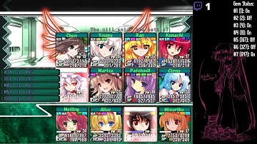 Labyrinth of Touhou - Mokou boss fight