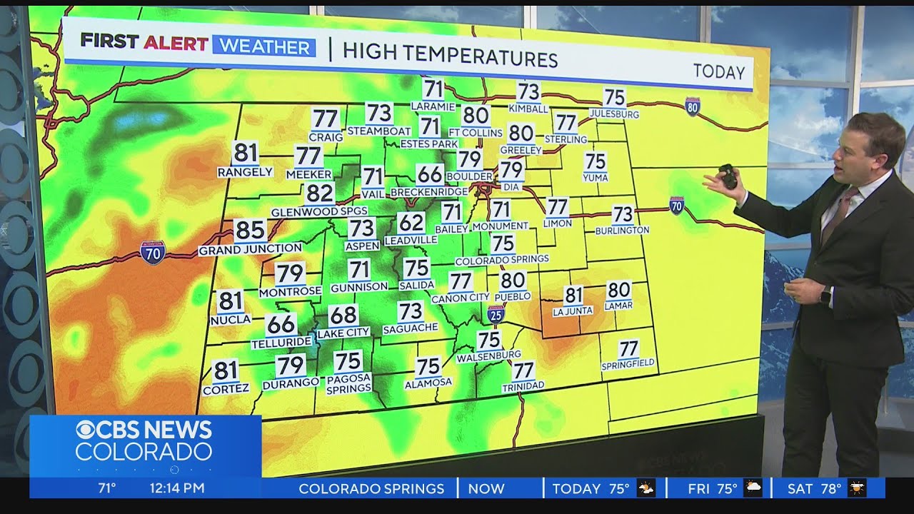 Daily chances for showers and thunderstorms continue - YouTube
