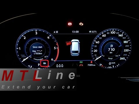 VW Passat B8, MY2017 - automatic Dynamic Light Assist activation - samodejna vključitev DLA sistema