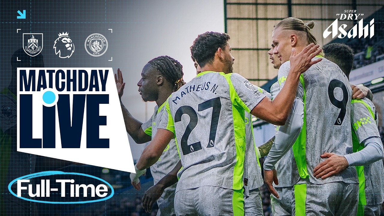 MATCHDAY LIVE! MAN CITY GO TOP OF THE PREMIER LEAGUE AFTER BURNLEY BATTLE! | Burnley 0-1 Man City
