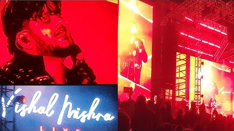 Vishal Mishra live concert MNIT Jaipur |Blitzschlag | Riddhi Sharma