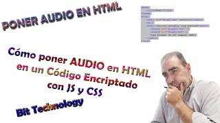 🥇 Cómo poner AUDIO en HTML encriptado bajo JS y CSS.