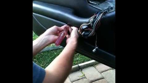 how to install kenwood speakers in a 2000 trans am