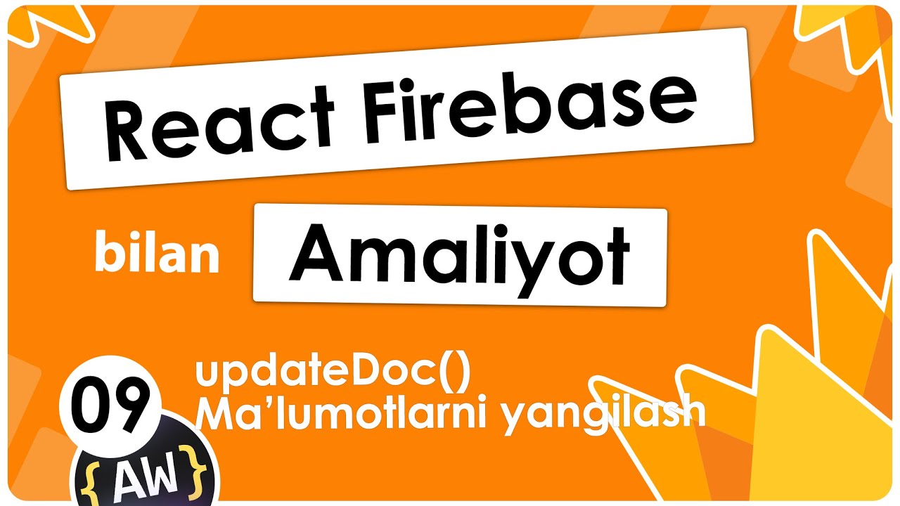 updateDoc — ma'lumot yangilash