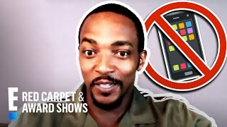 Why Anthony Mackie Is Not a "Technology Fan" | E! Red Carpet & Award Shows