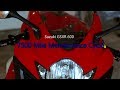 Suzuki GSXR 600 7500 Mile Maintenance Cycle