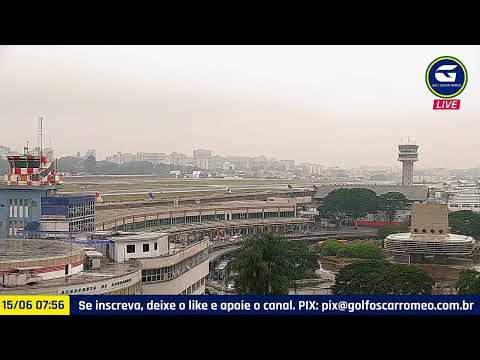 Aeroporto de Congonhas tem operações suspensas por alguns minutos devido ao mau tempo