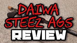 2021 Daiwa Steez AGS casting rod REVIEW!! (Daiwa LEVELS UP)