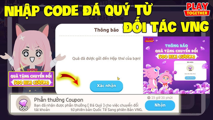 Play Together | Nhập Code Update 17/6 Và Nhận 500 Đá Quý Miễn Phí Toàn  Sever Việt Nam Từ Nph Vng - Youtube