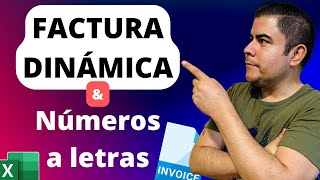 Cómo crear una Factura dinámica y Convertir de Números a Letras en Excel usando Fórmulas y Macros