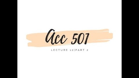 ACC501| Business Finance| Short Lecture No12 |Part 2| Virtual University of Pakistan