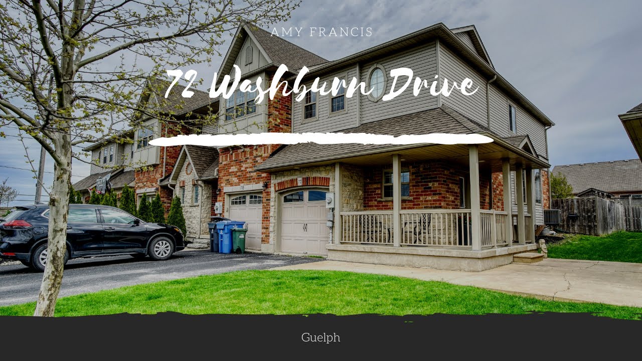 Guelph Real Estate Video 72 Washburn Drive Amy Francis YouTube