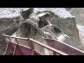 Bucket wheel excavator of whyte gold digging overburden