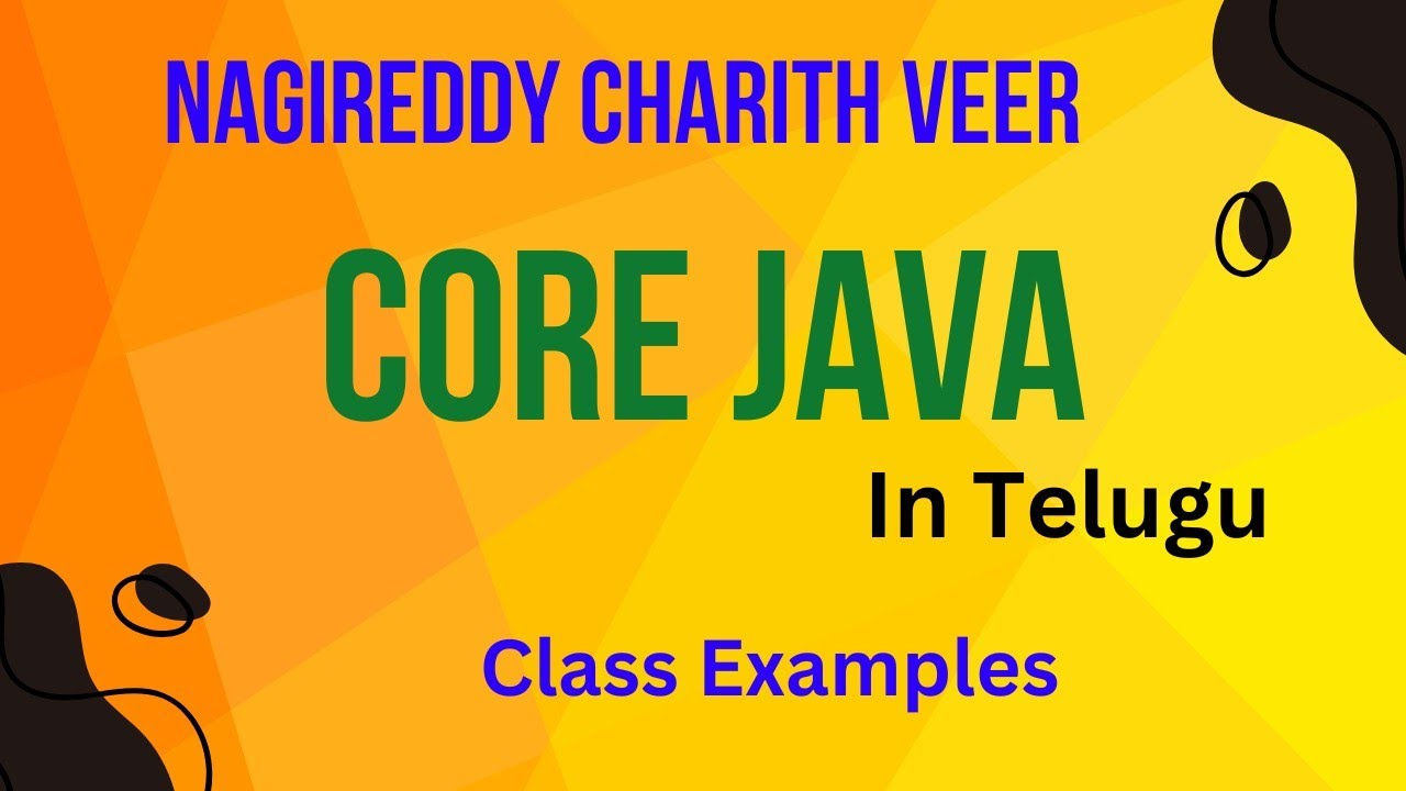 Part 14 : Class Examples Part 2 In Java | Java Programming Language In ...