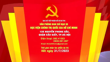 [TRAILER] Giới thiệu cuộc thi bảo vệ nền tảng tư tưởng của Đảng lần thứ 3 NĂM 2023