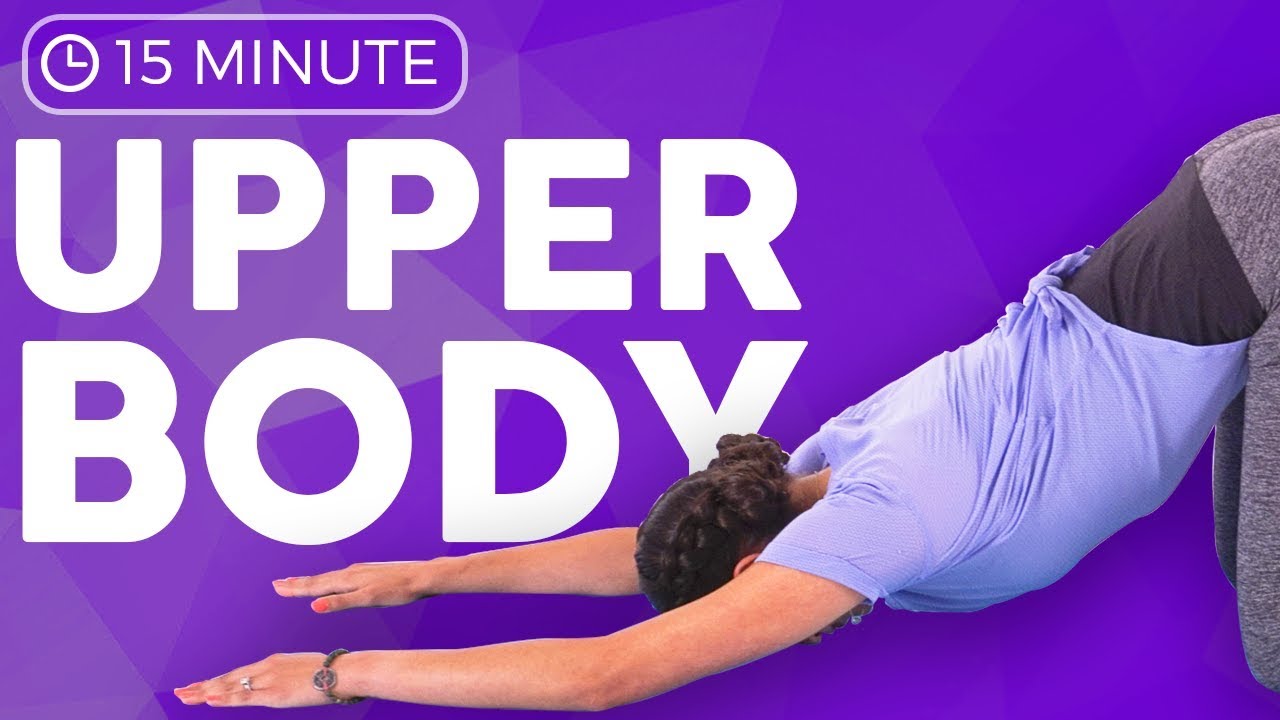 ⁣15 minute Yin Yoga for Upper Body Tension | Sarah Beth Yoga