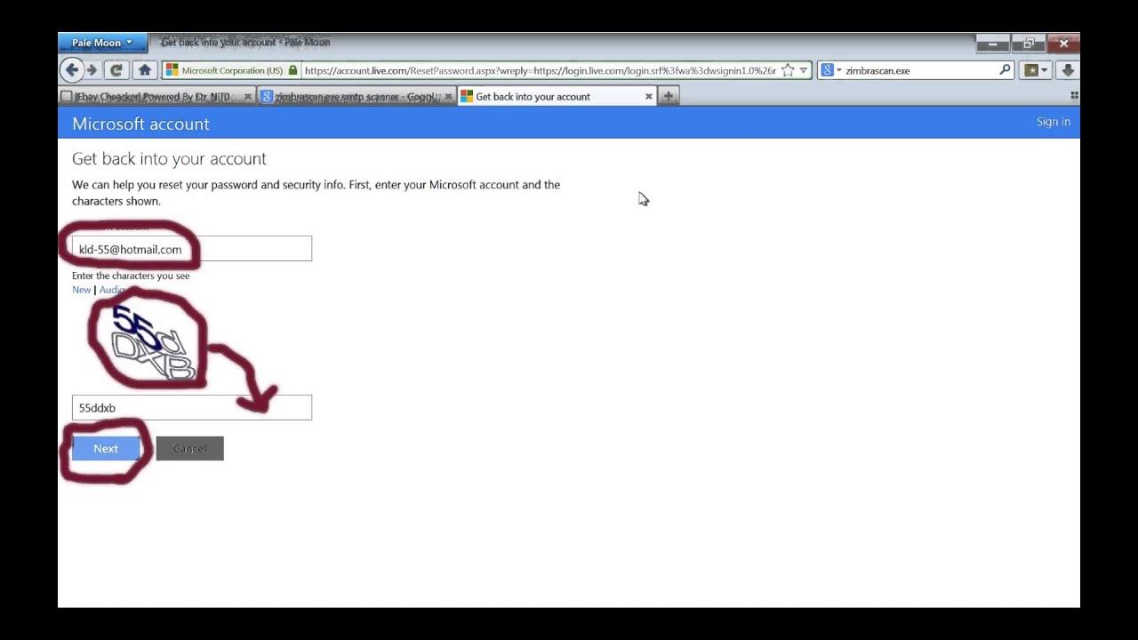 comment recuperer son compte hotmail ou outlook YouTube