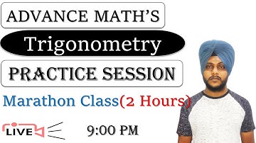 CDS 2023 1 Maths || Trigonometry Marathon Class  #cds #cdsmaths #cdsmensuration