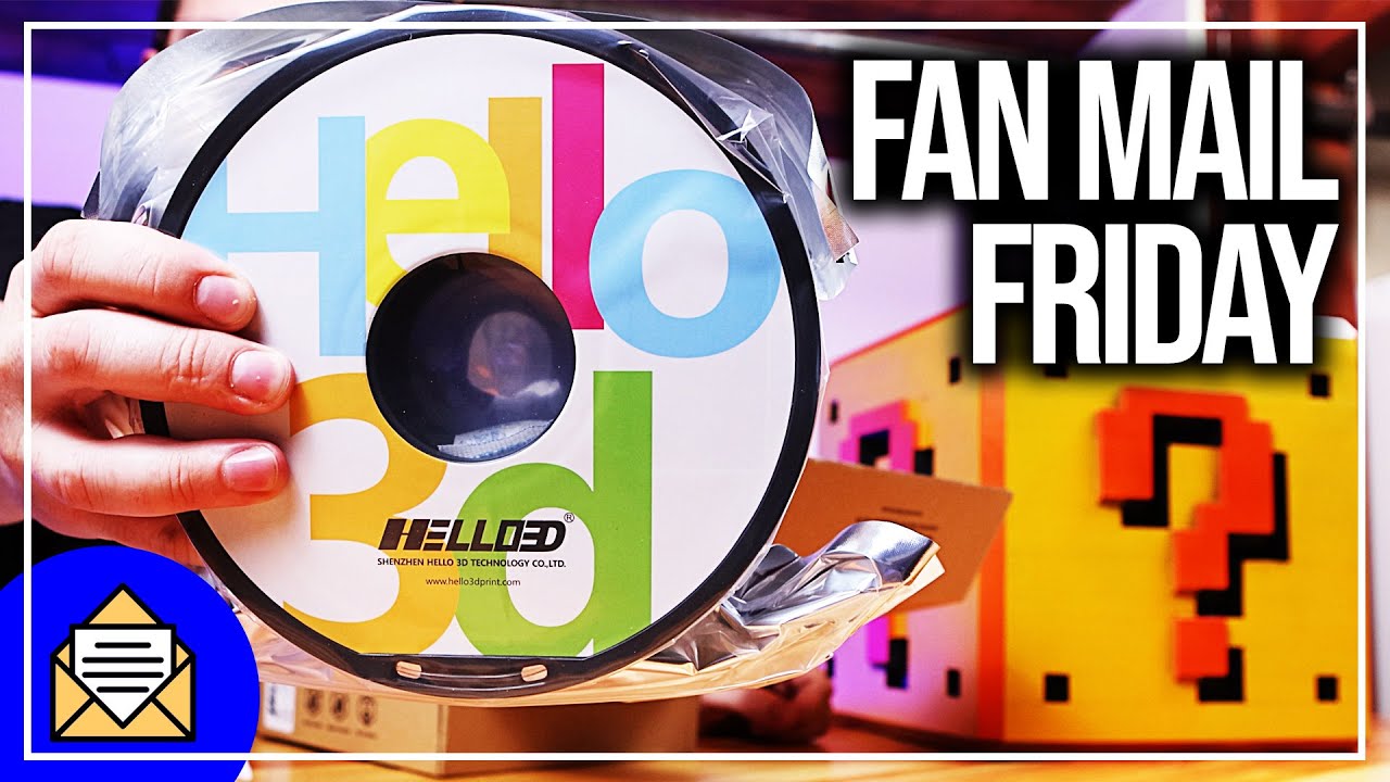 Fan Mail Friday // Hello3D Filament, Mammoth Bones, LDO Motors Swag!