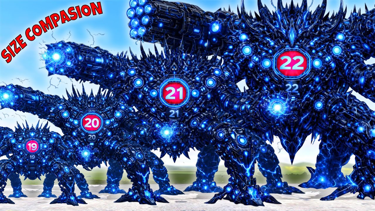 New Size Comparison Of All Electronic Omniroid V.22 Robot Form The Incredibles movie in Garry's Mod!