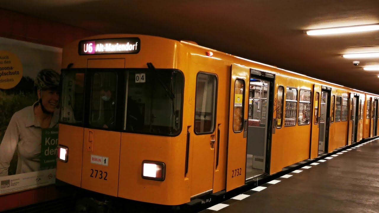 U-Bahn Berlin U-Bahnhof Alt-Mariendorf U6 [HD 1080p]