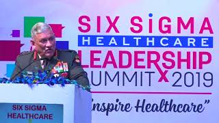 Details Gen Bipin Rawat, Chief of Army Staff (COAS) at Six Sigma Leadership Summit & Healthcare Awards 2019 Guide