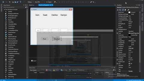 C# Basit Alarm Yapımı Çalıştırma