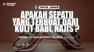 Apakah Sepatu Yang Terbuat Dari Kulit Babi, Najis ? - Ustadz Dr. Zaenal Abidin, Lc., M.M