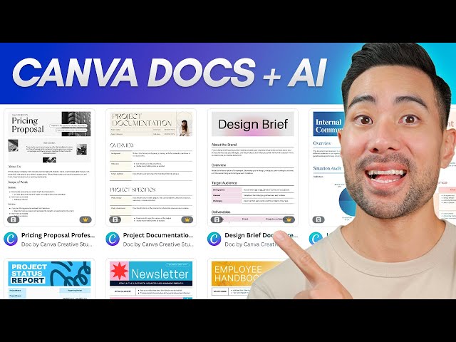 Canva Docs Tutorial - Create Visual Docs with AI! class=