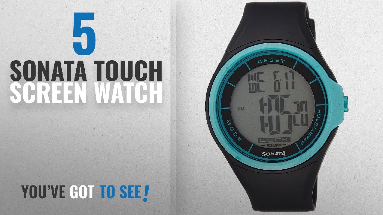 sonata ocean series touch screen watch