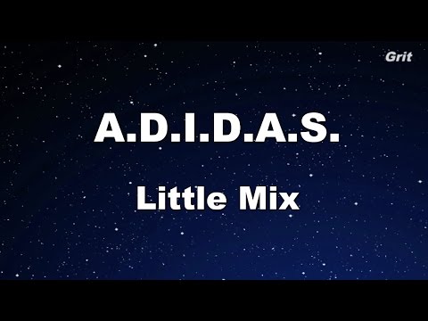 A.D.I.D.A.S. - Little Mix Karaoke【No Guide Melody】 - YouTube