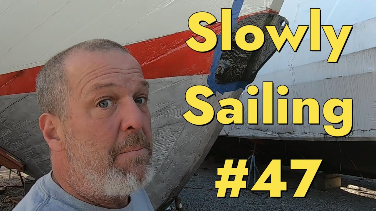 Aft Frame Repair, Etc.- Wooden Tahiti Gaff Cutter -Episode 047-Slowly Sailing