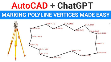 Mark Survey points using ChatGPT in AutoCAD