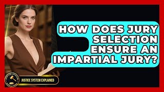 How Does Jury Selection Ensure An Impartial Jury? - Justice System Explained
