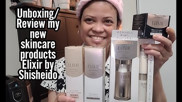 Unboxing and Reaction of Elixir skin care products by Shisheido