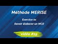 Merise 19  mcd  exercice 01