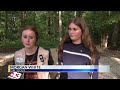 Two West Virginia Girl Scouts build picnic tables for Charleston's Herbert and Gloria Jones Woodland