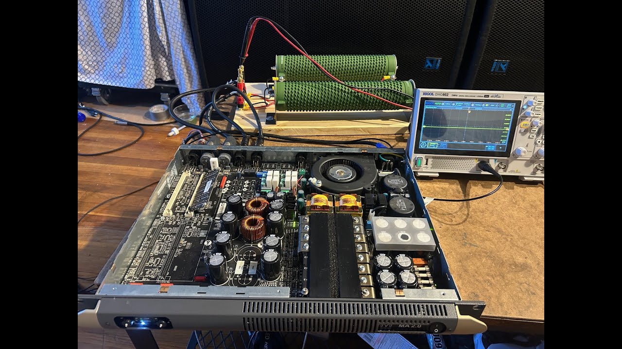 Martin Audio MA2.0 Amp Dyno Power at clipping (Powersoft M20d
