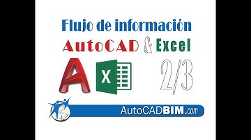 Flujo de información entre AutoCAD y Excel (II)