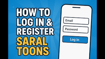 How to Log In & Register in Saral Toons | Step-by-Step Guide for New Users