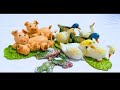 DIY. MINIATURAS CERDOS, PATOS Y PECES EN PORCELANA FRÍA