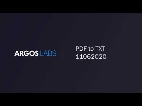 PDF to TXT