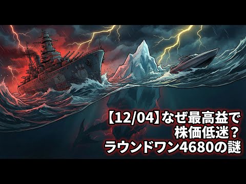 【12/04】なぜ最高益で株価低迷？ラウンドワン4680の謎