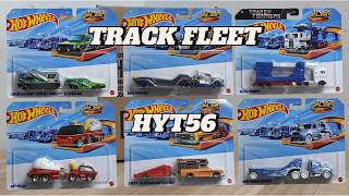 Hot Wheels Track Fleet HYT56 Full Case Unboxing | Complete Lineup & Card Art Showcase